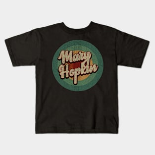 Circle Retro Vintage Mary Hopkin Kids T-Shirt